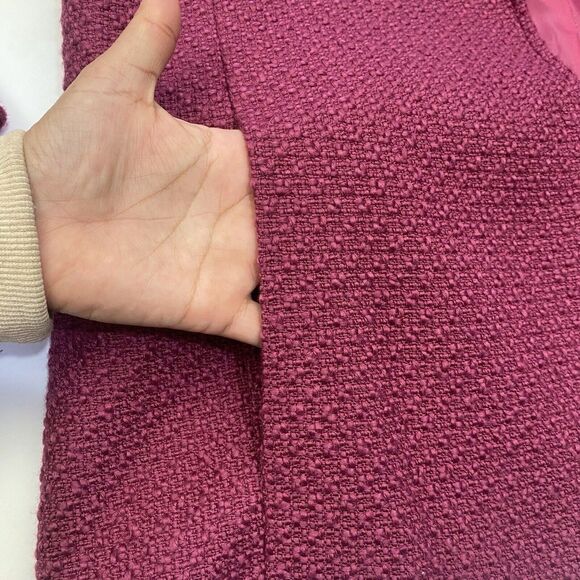 Alfred Dunner Women’s "Wine Country"  Merlot Blazer Jacket size 12 Pre‎ Owned - Picture 11 of 14